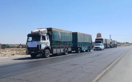 NE Syria sends new food basket for coastal areas
