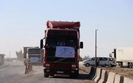  Third relief convoy leaves Tabqa to the coast