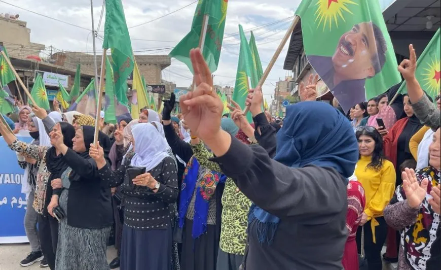 Thousands of women demand physical freedom of Leader Ocalan