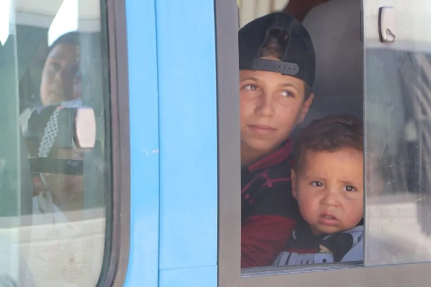 46 families leave Al-Arisha Camp for Deir ez-Zor