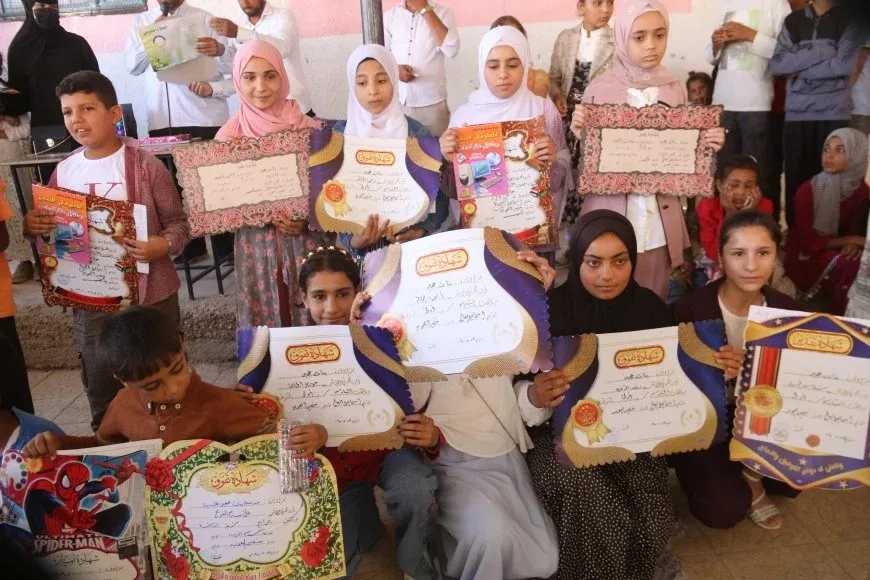 End of the school year in NE, Syria