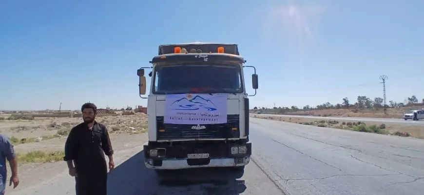NE Syria sends new food basket for coastal areas