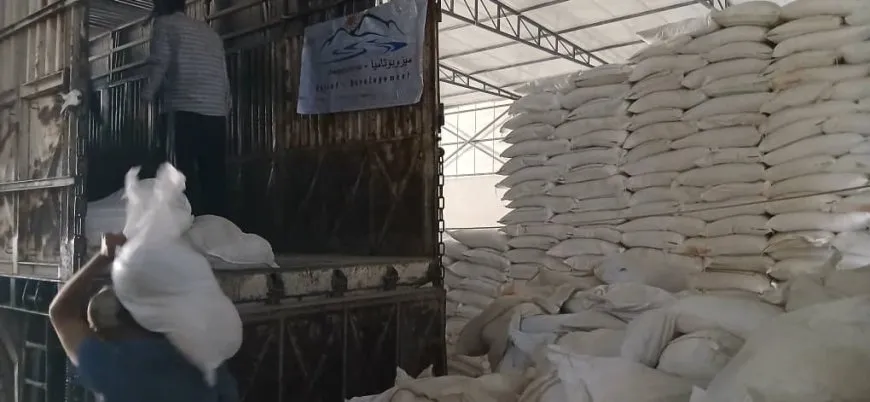 NE Syria sends new food basket for coastal areas