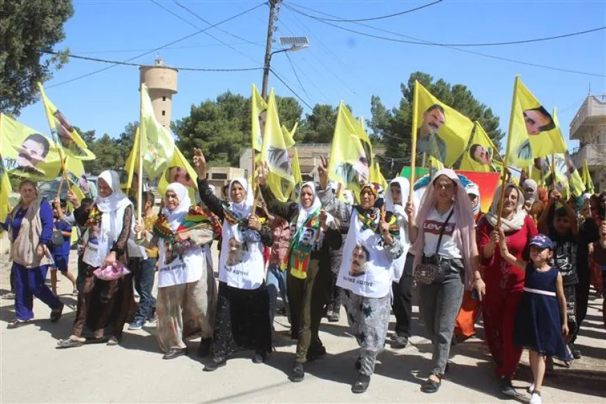 Tal Tamer and Zarghan communities call for physical freedom of Ocalan
