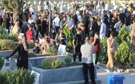 Eid begins with visits to shrines of martyrs in North and East Syria