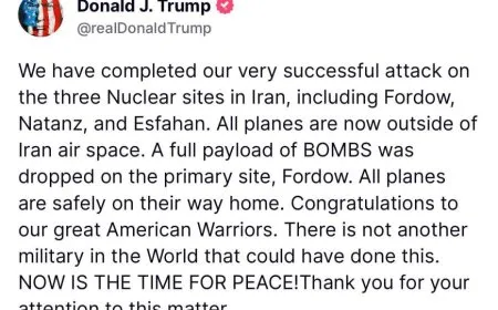 US strikes Iran’s nuclear sites
