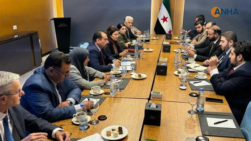 NE Syria and Damascus issue joint statement after talks