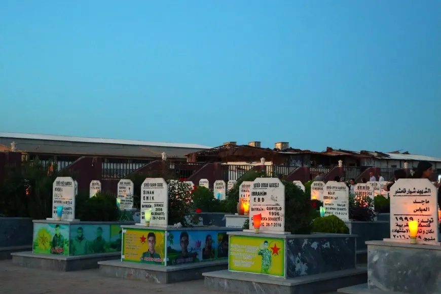 People of NE Syria pay tribute to martyrs on Eve of Eid al-Adha