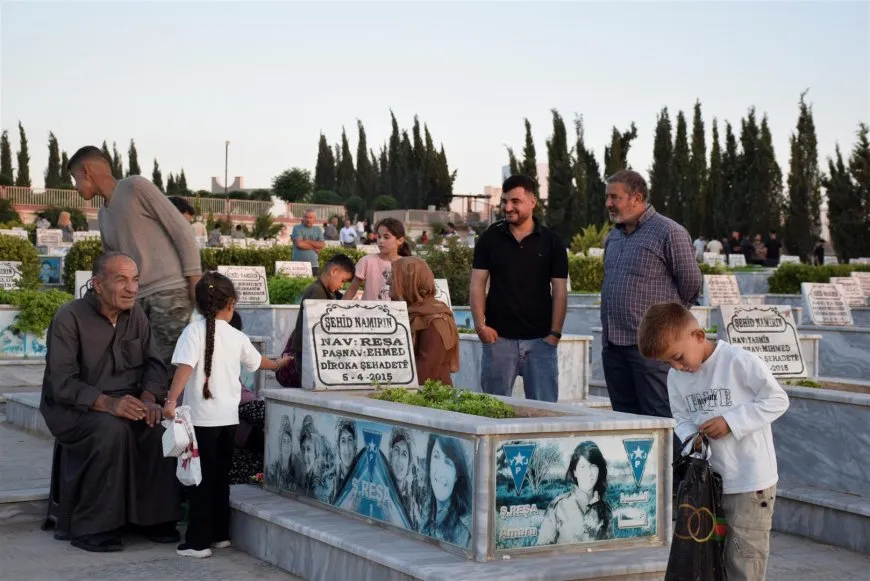 Eid begins with visits to shrines of martyrs in North and East Syria