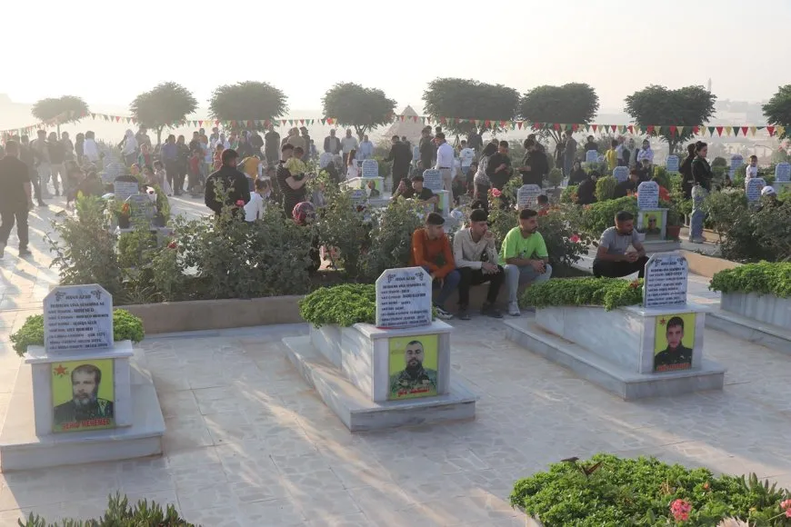 Eid begins with visits to shrines of martyrs in North and East Syria