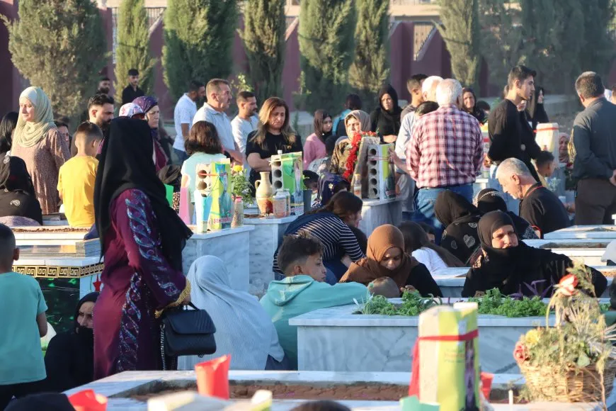 Eid begins with visits to shrines of martyrs in North and East Syria