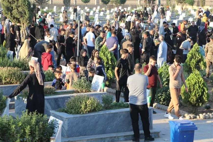 Eid begins with visits to shrines of martyrs in North and East Syria
