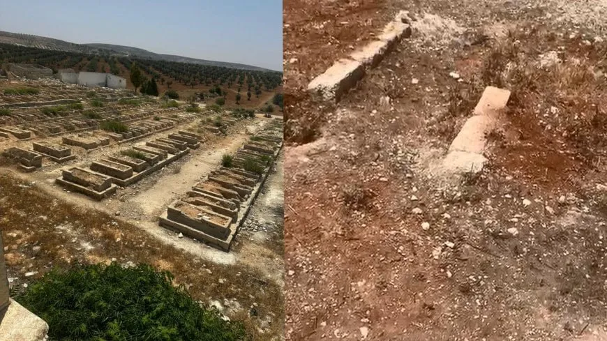 Horrific damage to martyr Rafiq shrine in occupied Afrin