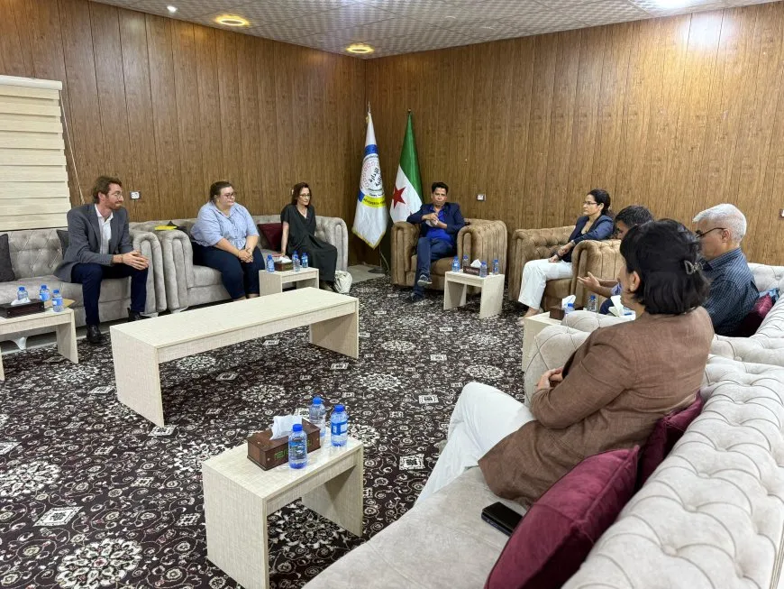 delegation from European Parliament; French human rights activists visits NE, Syria