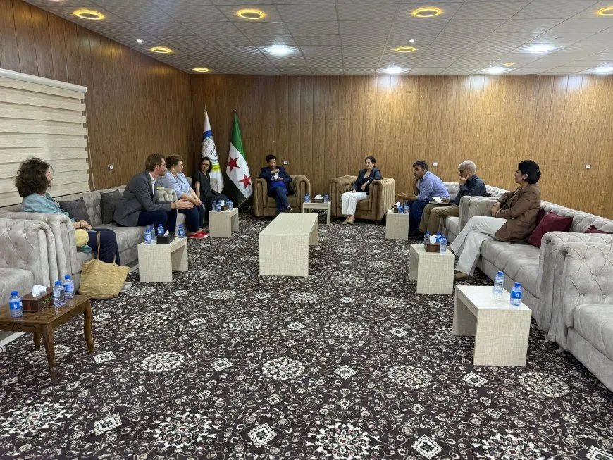 delegation from European Parliament; French human rights activists visits NE, Syria
