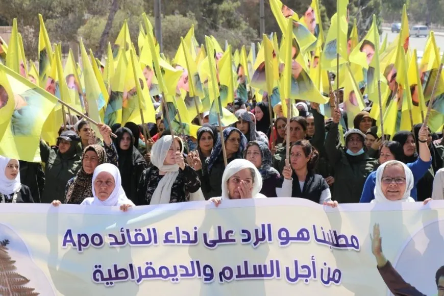 March in Tabqa demands peace led by Leader Ocalan