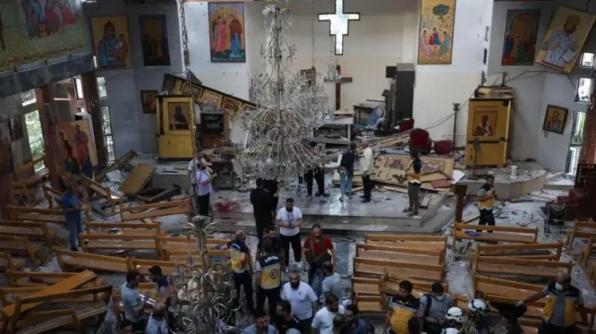 22 martyred, 63 injured by suicide bombing at Mar Elias Church in Damascus