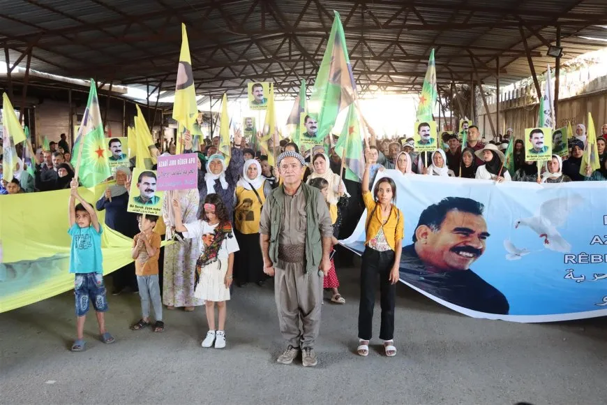 Mass Rally in Dêrik for physical freedom of Leader Ocalan