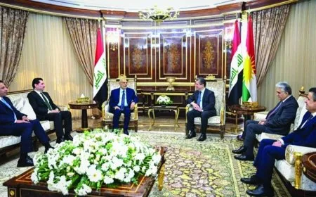 Kurdish delegation in Baghdad to finalize oil, salary agreement with federal government