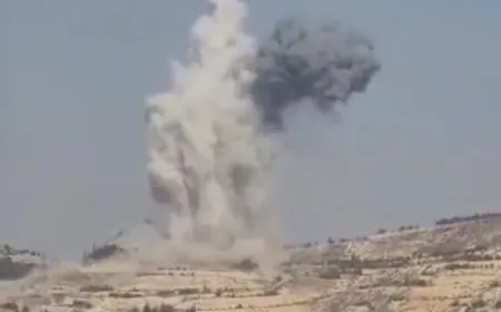 Israeli airstrikes resume near Republican Palace in Damascus