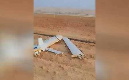Two drones crash in Erbil