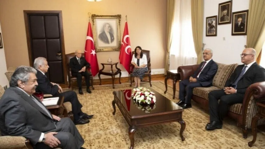 Imrali delegation meets Bahçeli to discuss leader Ocalan's call