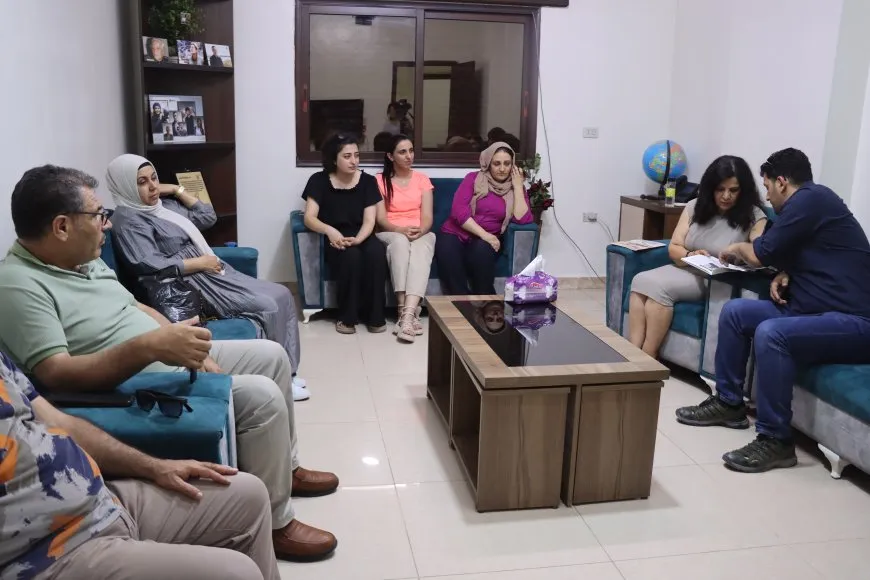 Kurdish artists Shehribana Kurdi, Jala Rojhilat visit ANHA Agency