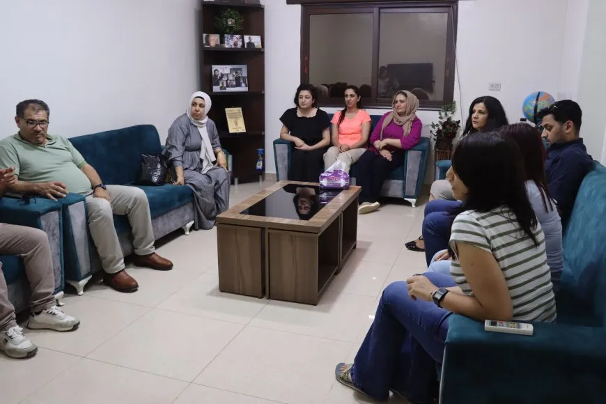 Kurdish artists Shehribana Kurdi, Jala Rojhilat visit ANHA Agency