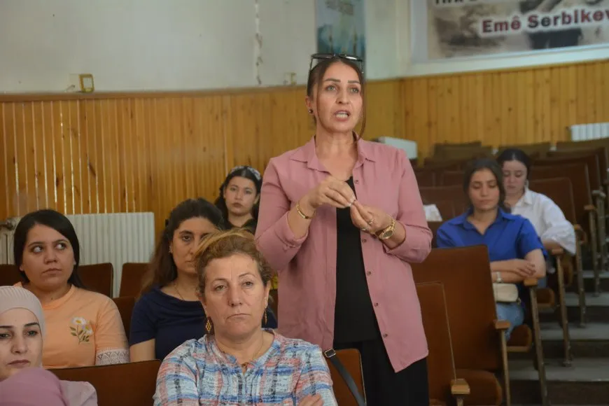 Two meetings in Amuda, Girkê Legê to organize communes’ work, empower women