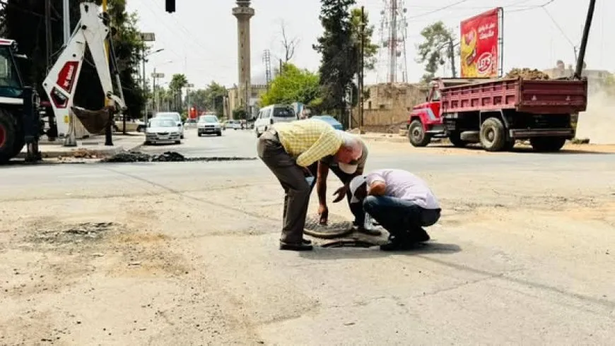 Qamishlo Municipality addresses water issues in several neighborhoods