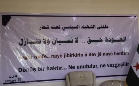 Political forum on forced displacement kicks off in NE Syria