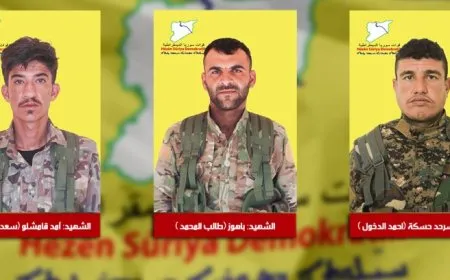 Syrian Democratic Forces reveal records of three  martyrs
