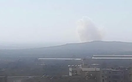 violent explosion, Israeli raid in the Sweida countryside