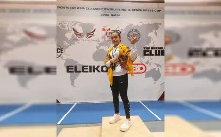 Athlete from Kobani breaks world records in West Asia Powerlifting