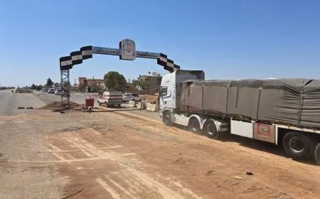 UN aid convoy reaches Sweida via highway for the first time