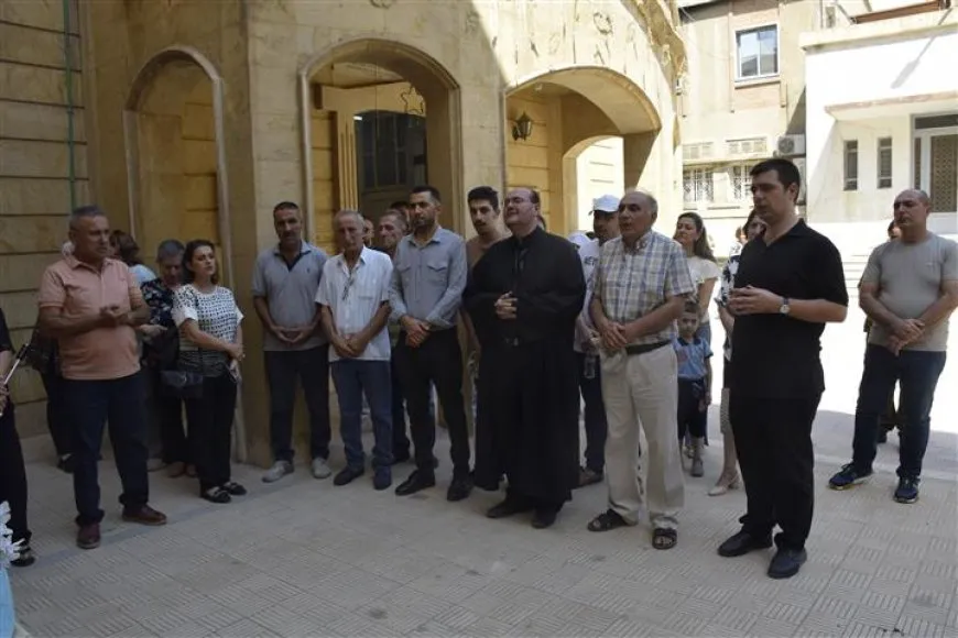 Armenians in Hasaka commemorate anniversary of August 7, 1982, martyrs