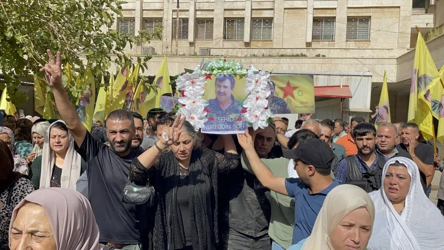 Martyred leader Noureddin Sofi body heads to Qamishli