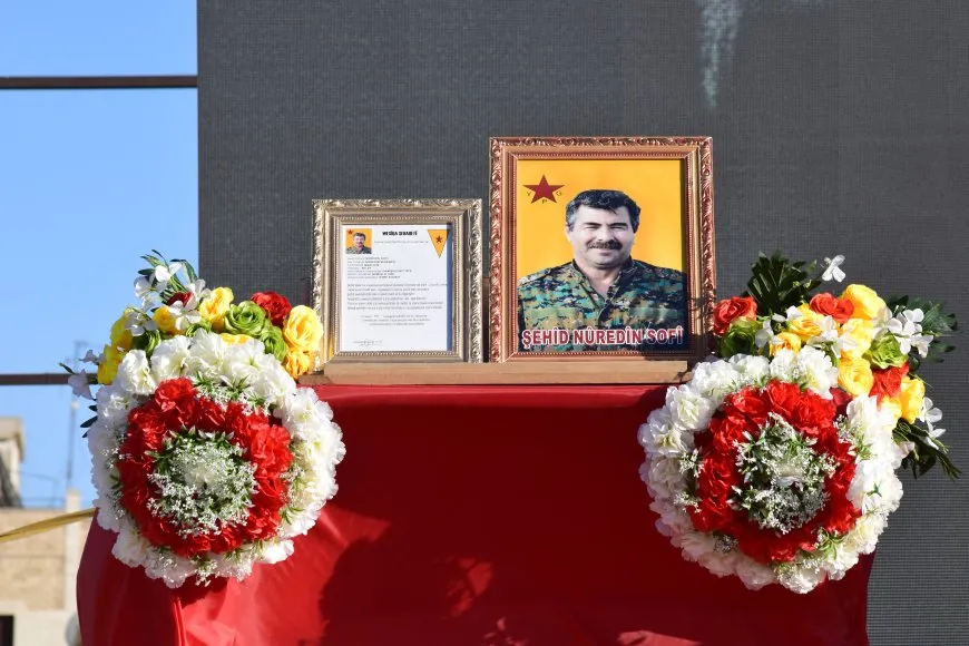Funeral rites of martyr Leader Nour al-Din Sofi commence with huge public interest