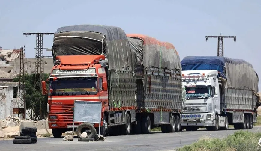 Transitional government halts truck transit from NE Syria