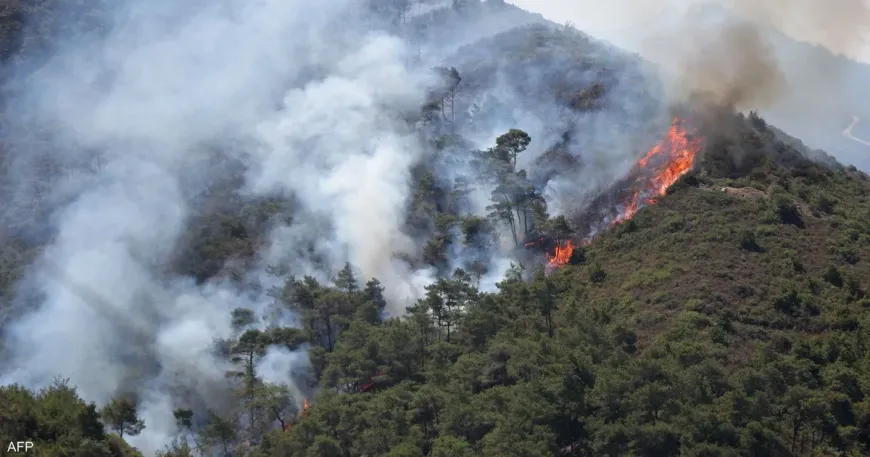 Fires rage for 3d day in countrysides of Latakia, Hama 