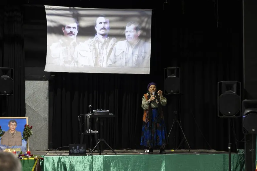 Kurdish community in Europe pays tribute to martyrs Nûreddin Sofi, his comrades