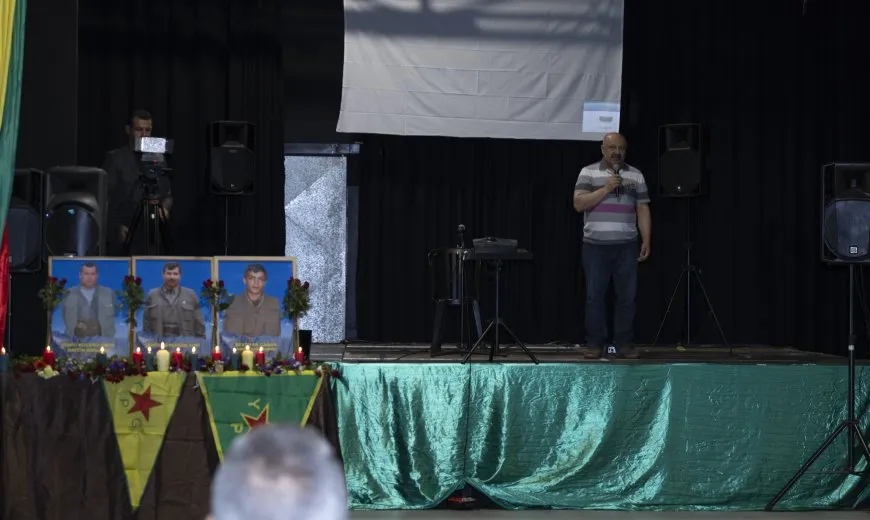 Kurdish community in Europe pays tribute to martyrs Nûreddin Sofi, his comrades