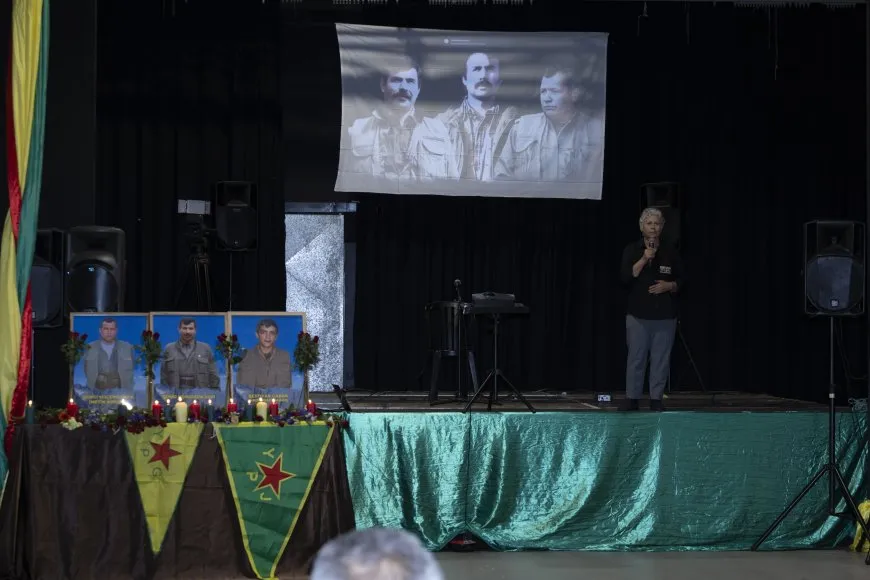 Kurdish community in Europe pays tribute to martyrs Nûreddin Sofi, his comrades