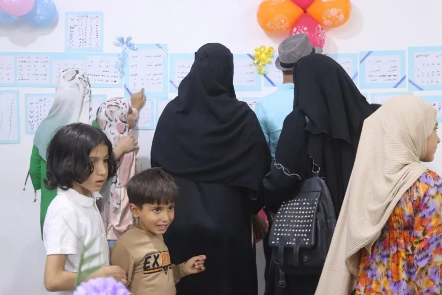 Raqqa hosts art exhibition for children returning from al-Hol Camp