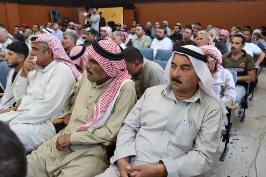 Meeting of residents from Deir Hafer-Maskana: SDF as guarantee of security ,stability