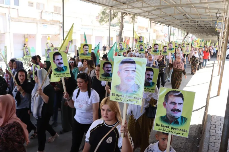 Derik residents renew call for Leader Ocalan’s freedom