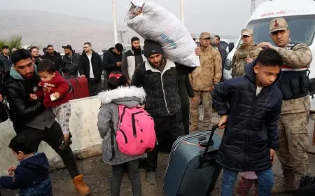 UN: 850,000 Syrian refugees return home since Assad’s fall