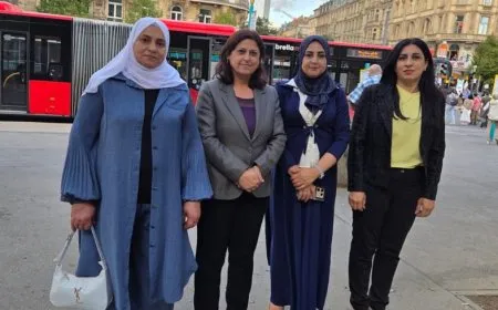 Women's delegation from NE Syria arrives Europe
