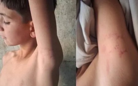 Kurdish child reportedly beaten by School Principal in Afrin