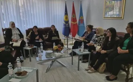 NE Syria women’s delegation meets Bethnahrin Women’s Union in Switzerland